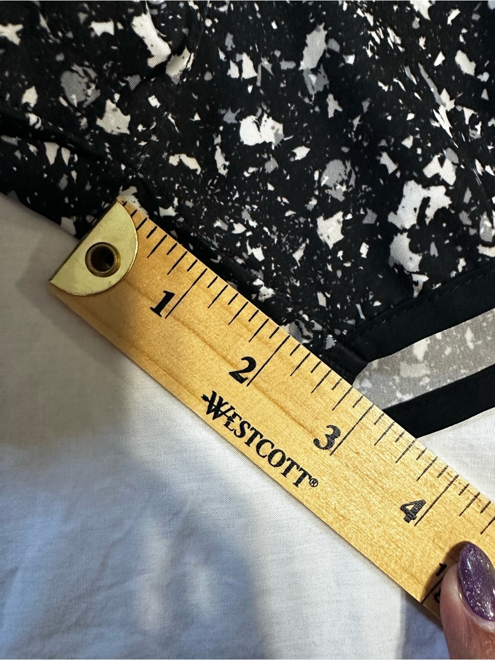 Nike Black & White Speckle Athletic Shorts - Picture 9 of 9
